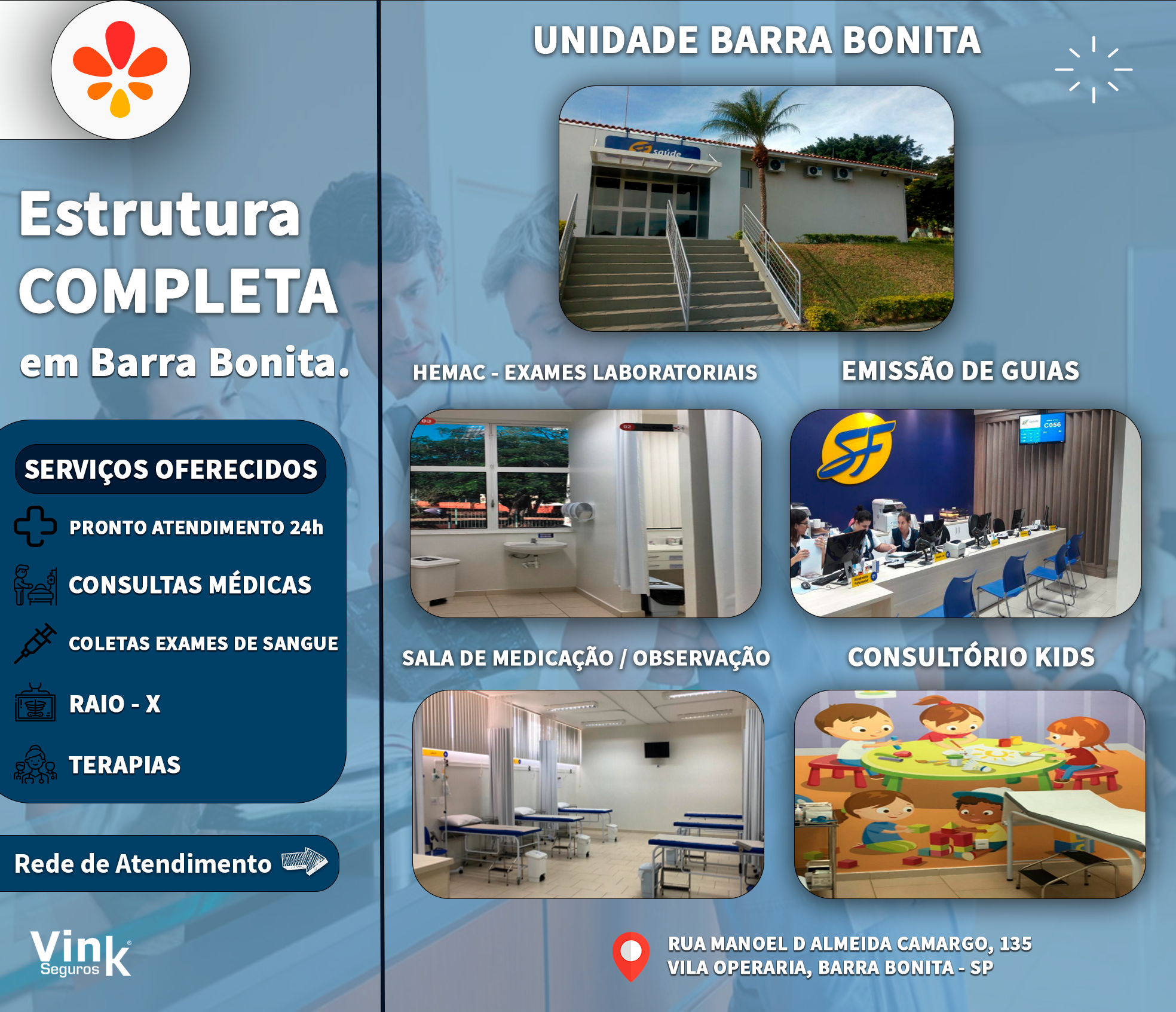 Estrutura do Hospital São Francisco